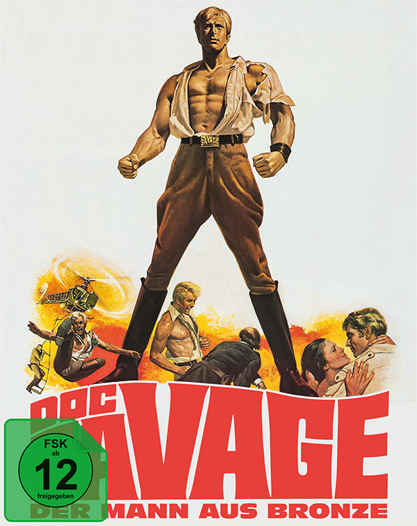 Doc Savage - Der Mann aus Bronze (Mediabook, Blu-ray+DVD) Cover