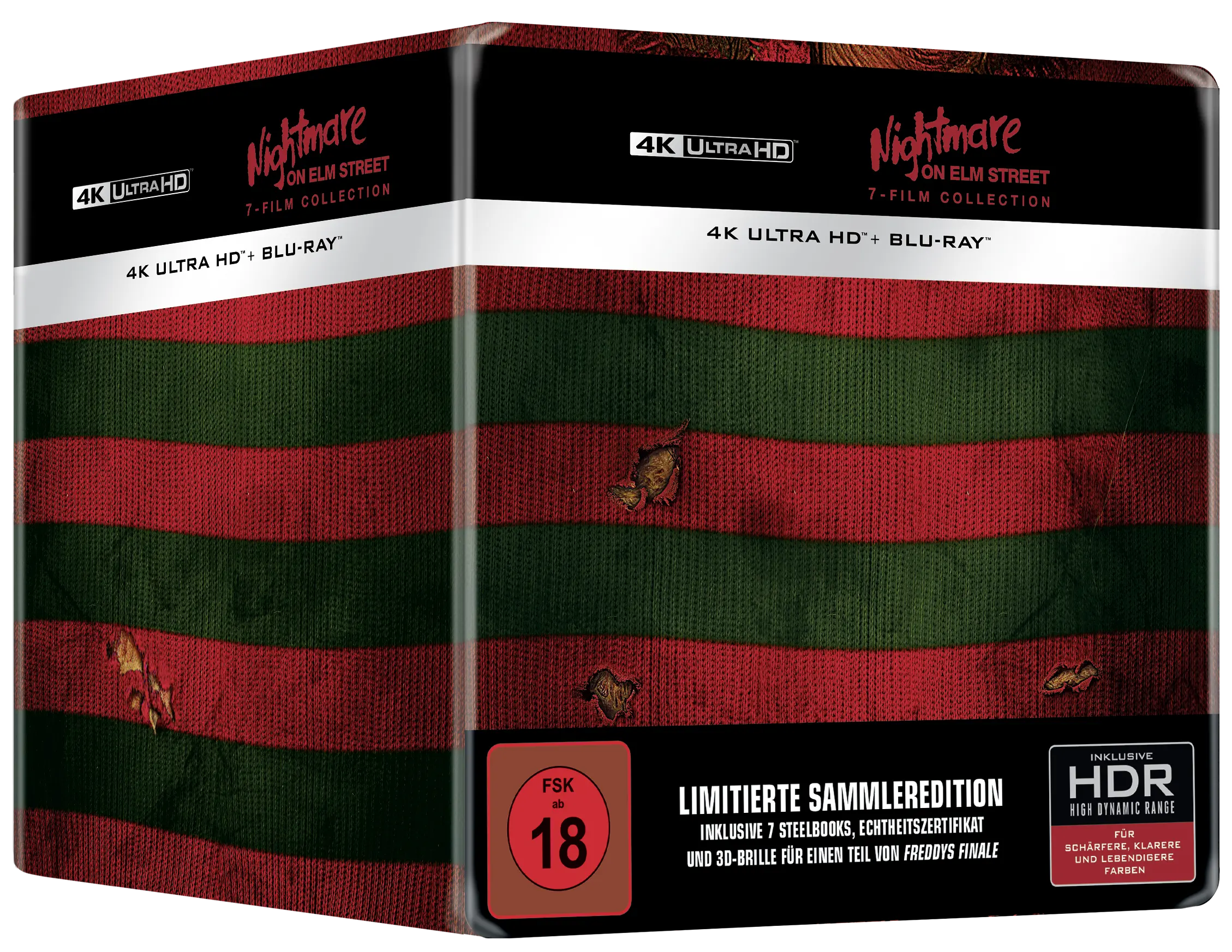 A Nightmare on Elm Street - 7-Filme-Steelbook-Collection (7 4K-UHDs, 4 Blu-rays) (Shop exkl.)