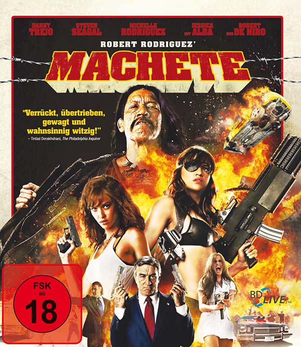 Machete (Uncut) (Blu-ray) Cover Machete (Uncut) (Blu-ray) Cover