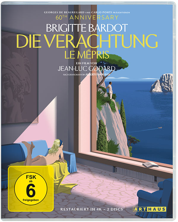 Die Verachtung - Le Mépris - 60th Anniversary Edition (4K Ultra HD+Blu-ray) Cover