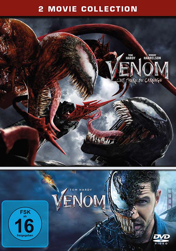 Venom / Venom: Let There Be Carnage (2 DVDs) Cover Venom / Venom: Let There Be Carnage (2 DVDs) Cover