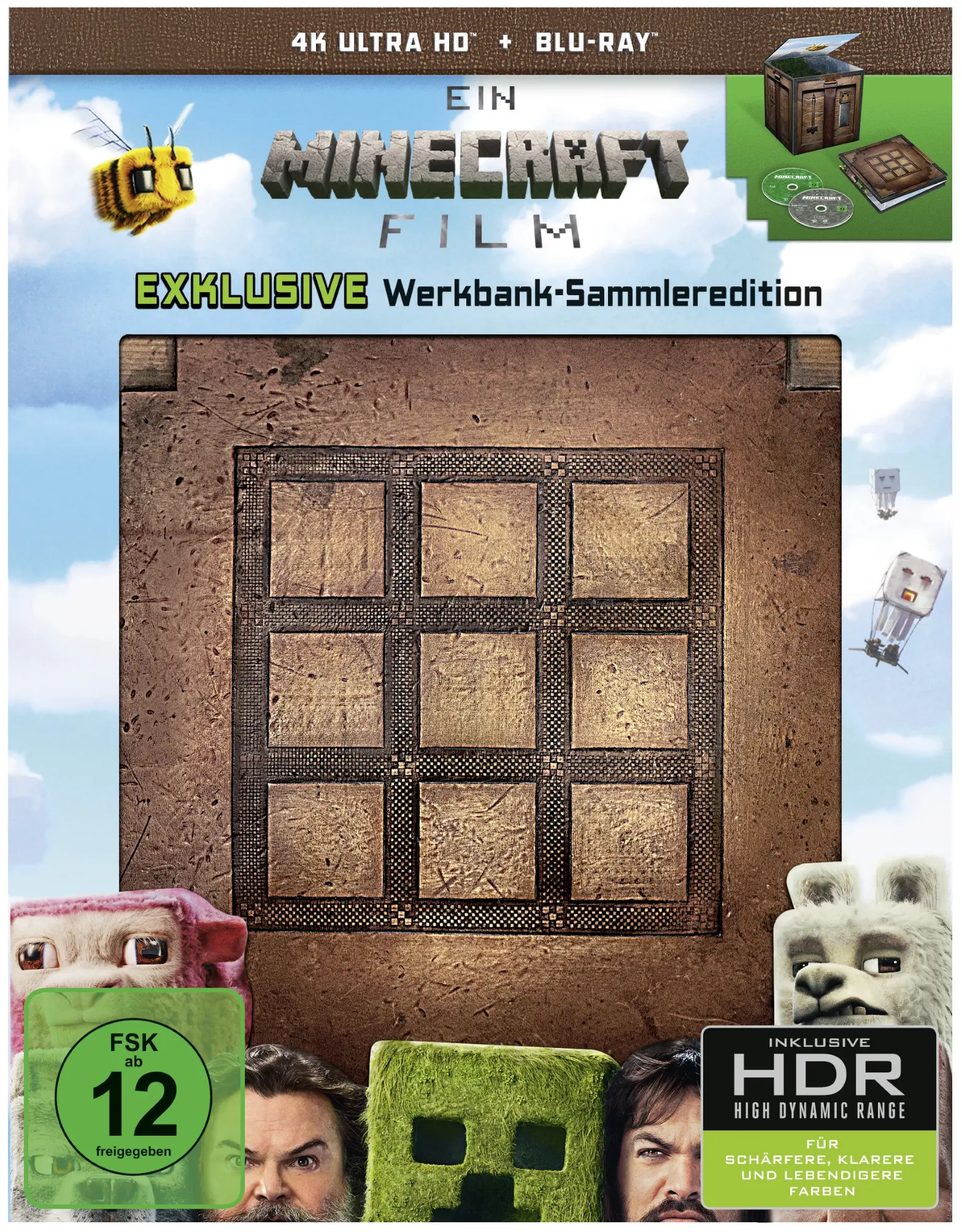 Ein Minecraft Film Collectors Edition (4K-UHD) Cover