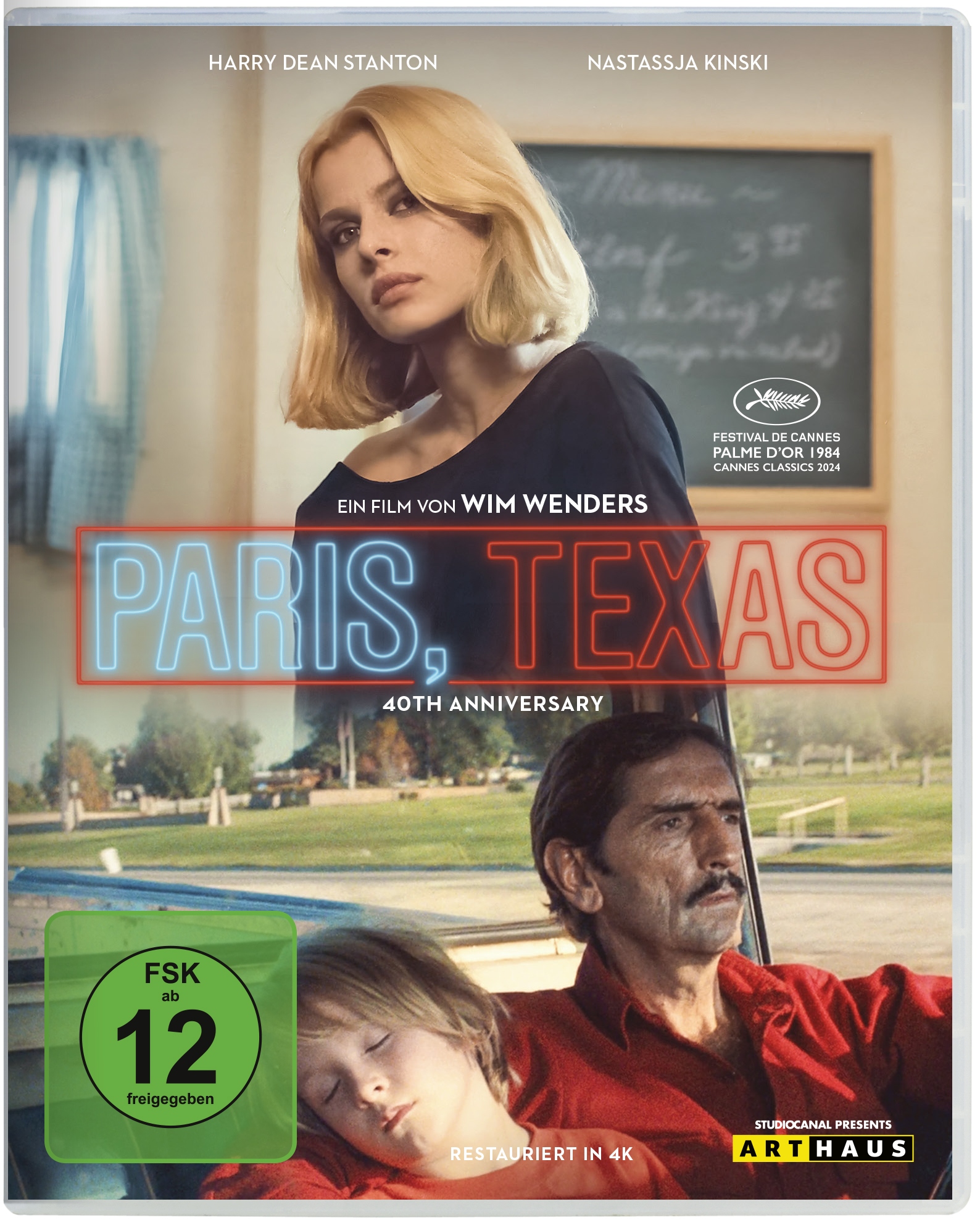 Paris, Texas - 40th Anniversary Edition (Blu-ray) Cover Werbung, Plakat, Veröffentlichung, Person, Frau