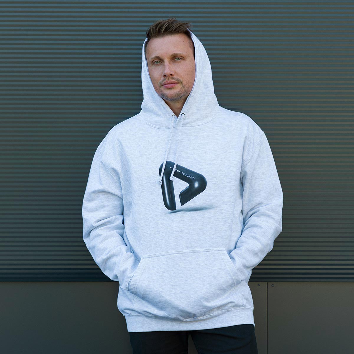 3D Graphic Logo PP Hoodie Unisex Ash 3D Graphic Logo PP Hoodie Unisex Ash