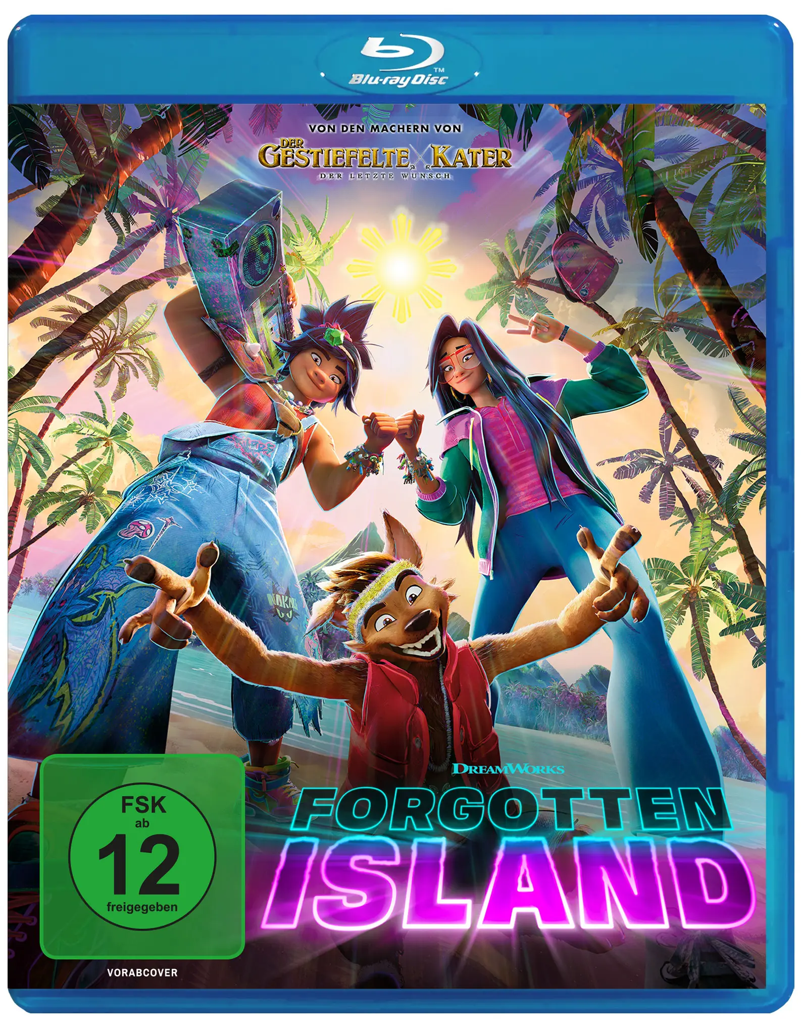 blu-ray, Film, Animation, Insel, Gruppe