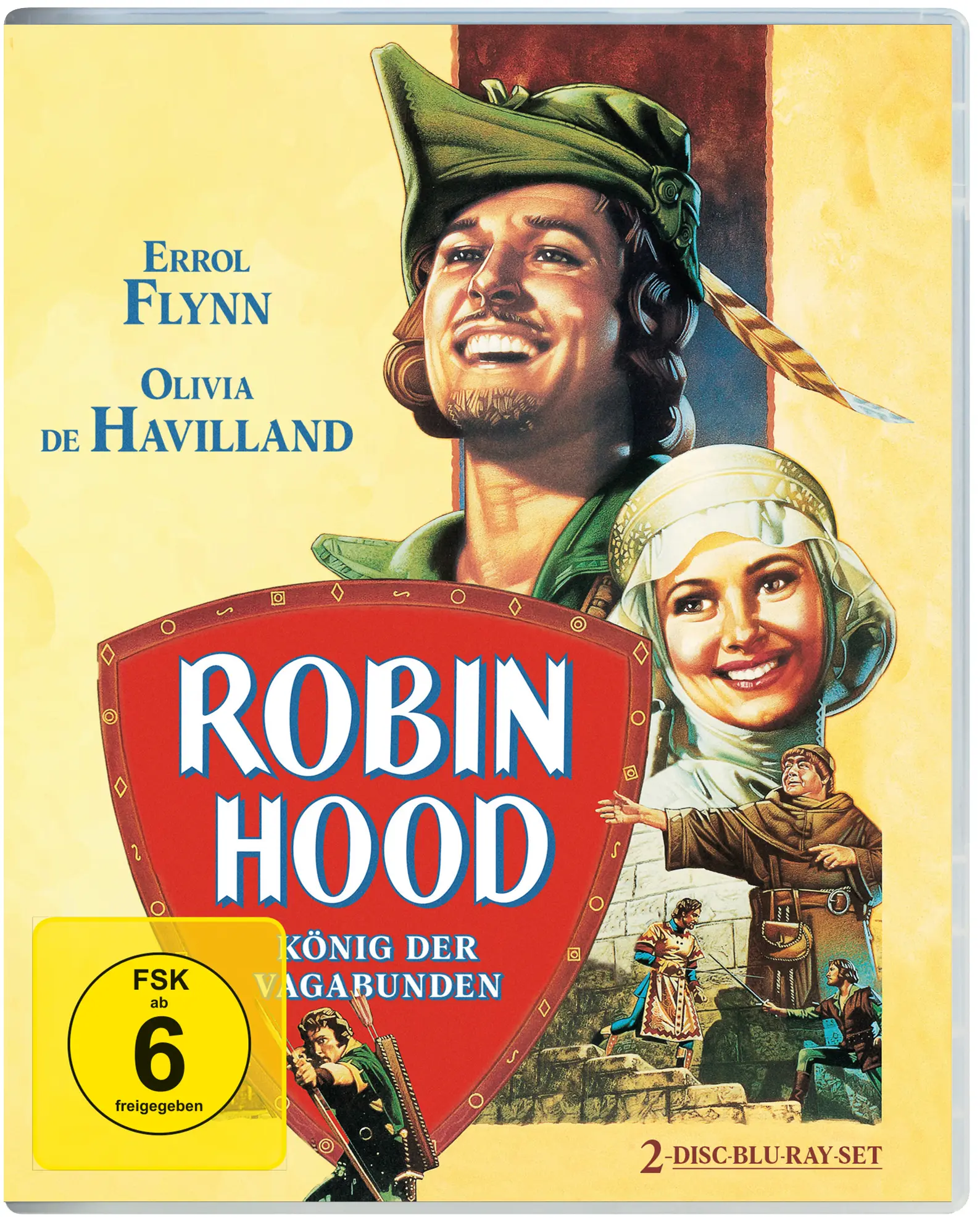 Robin Hood - König der Vagabunden (Fullsleeve-Edition, 2 Blu-rays) Cover
