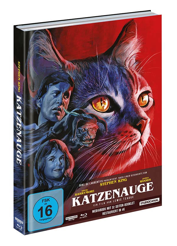 Stephen Kings Katzenauge (Limited Collector´s Edition, 4K-UHD+Blu-ray) Stephen Kings Katzenauge (Limited Collector´s Edition, 4K-UHD+Blu-ray)