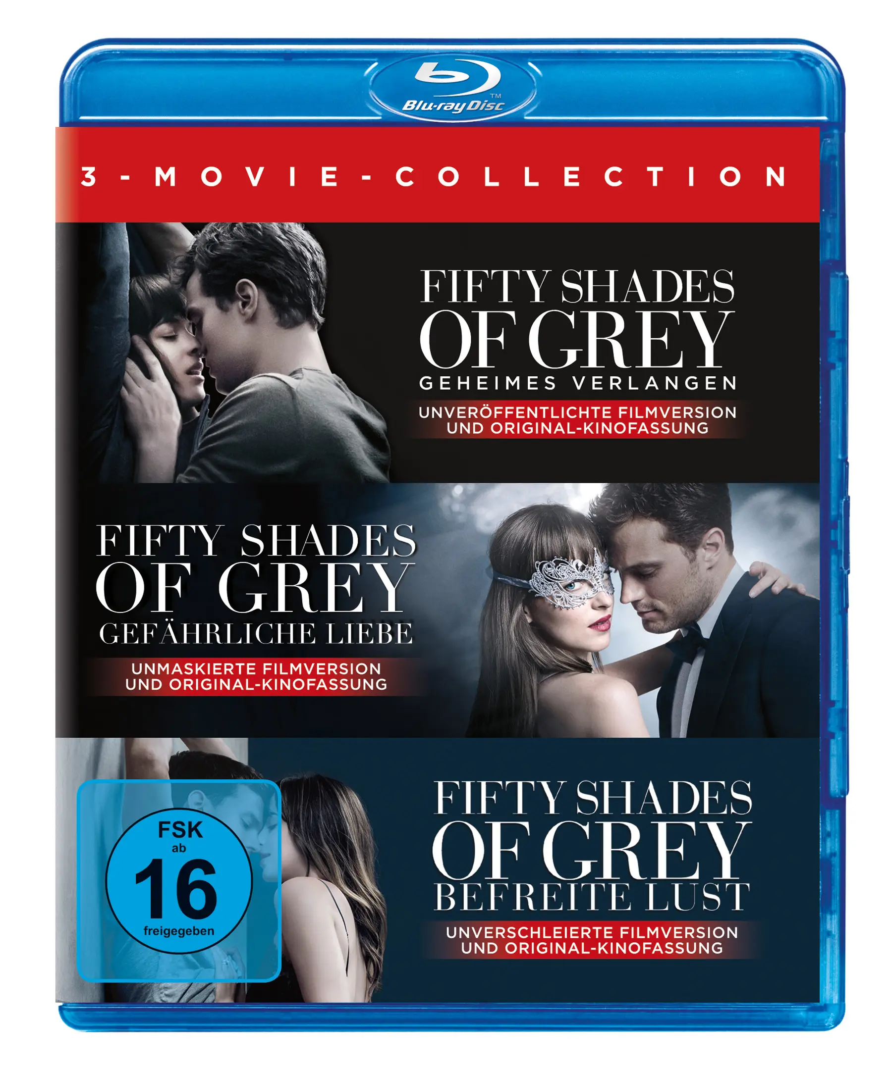 Fifty Shades of Grey -  3 Movie - Collection  (Blu-ray)