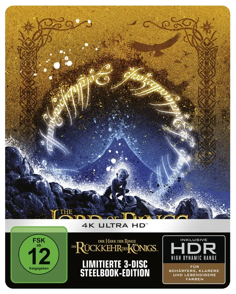 Der Herr der Ringe: Die Rückkehr des Königs (Limitiertes Steelbook, 4K-UHD) (SHOP)