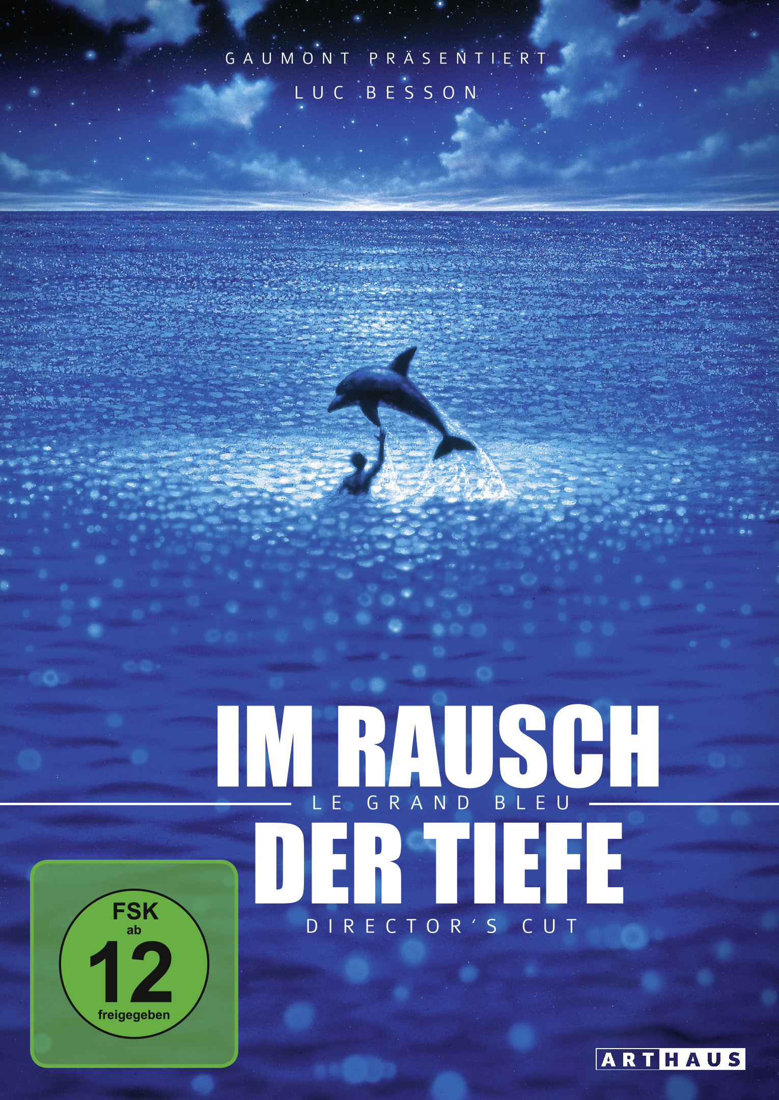 Im Rausch der Tiefe - Le Grand Bleu (DVD) Cover Tier, Delfin, Säugetier, Leben im Meer, Vogel