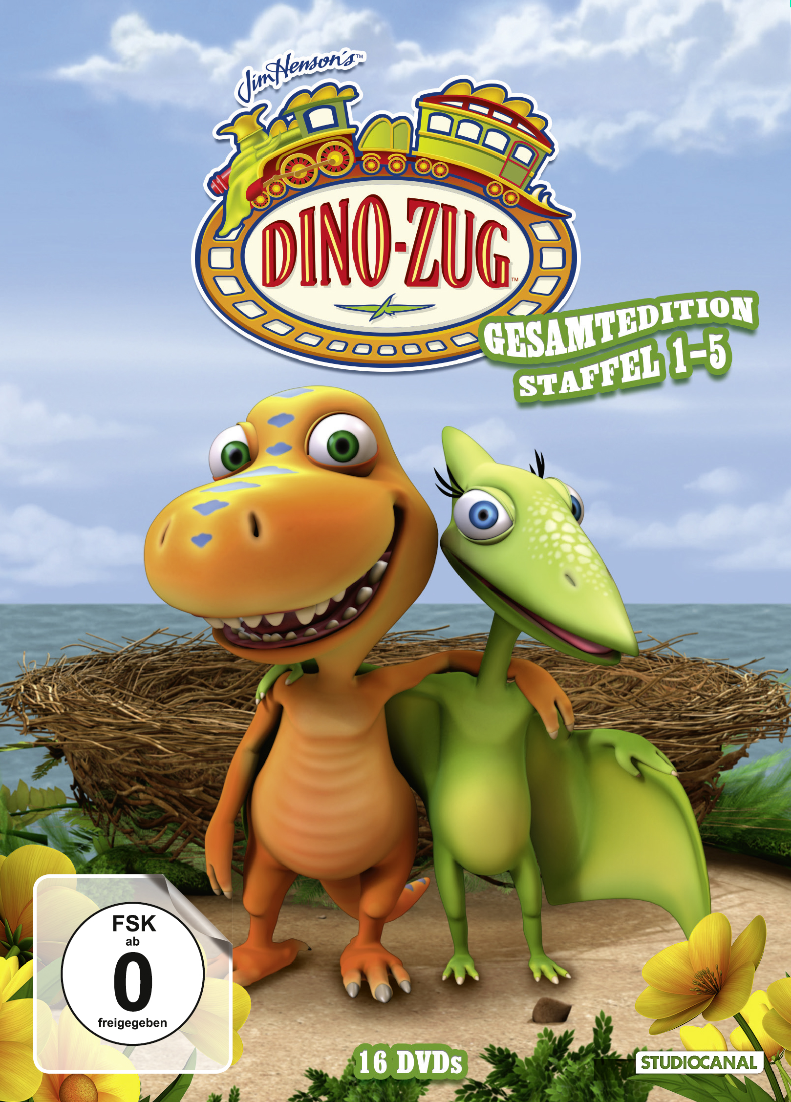 Dino-Zug - Staffel 1-5 - Gesamtedition (16 DVDs) Cover Dino-Zug - Staffel 1-5 - Gesamtedition (16 DVDs) Cover