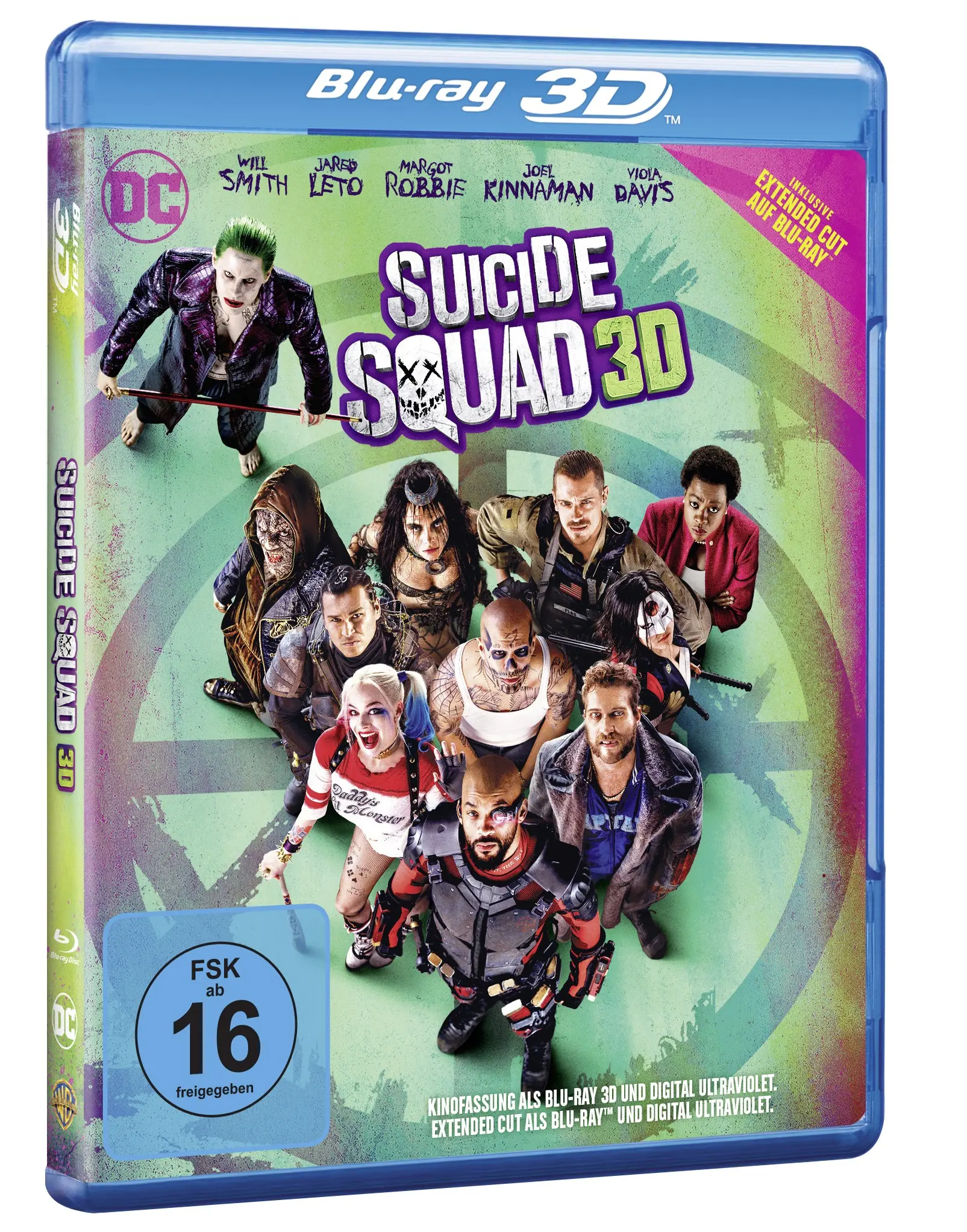 Suicide Squad (Kinofassung & Extended Cut) (3D Blu-ray)