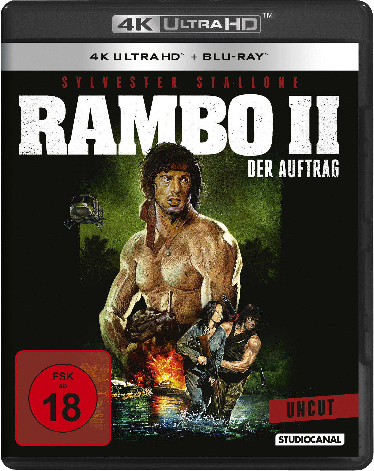 Rambo II - Der Auftrag - Uncut (4K Ultra HD+Blu-ray) Rambo II - Der Auftrag - Uncut (4K Ultra HD+Blu-ray)