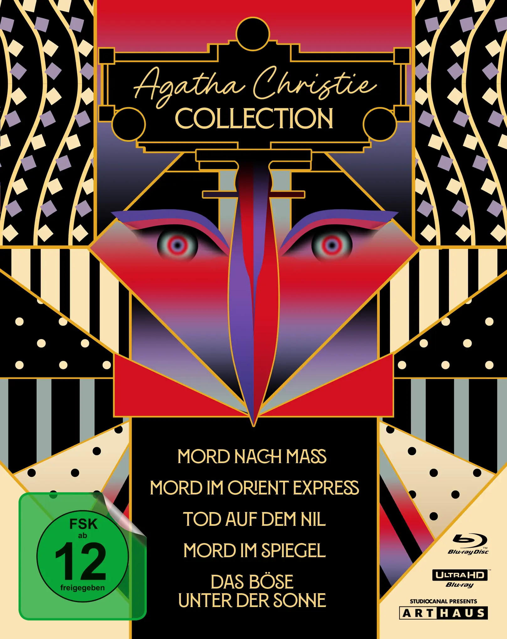 Agatha Christie Collection - 4K-Remastered (5 4K-UHDs+5 Blu-rays) Cover Agatha Christie Collection - 4K-Remastered (5 4K-UHDs+5 Blu-rays) Cover