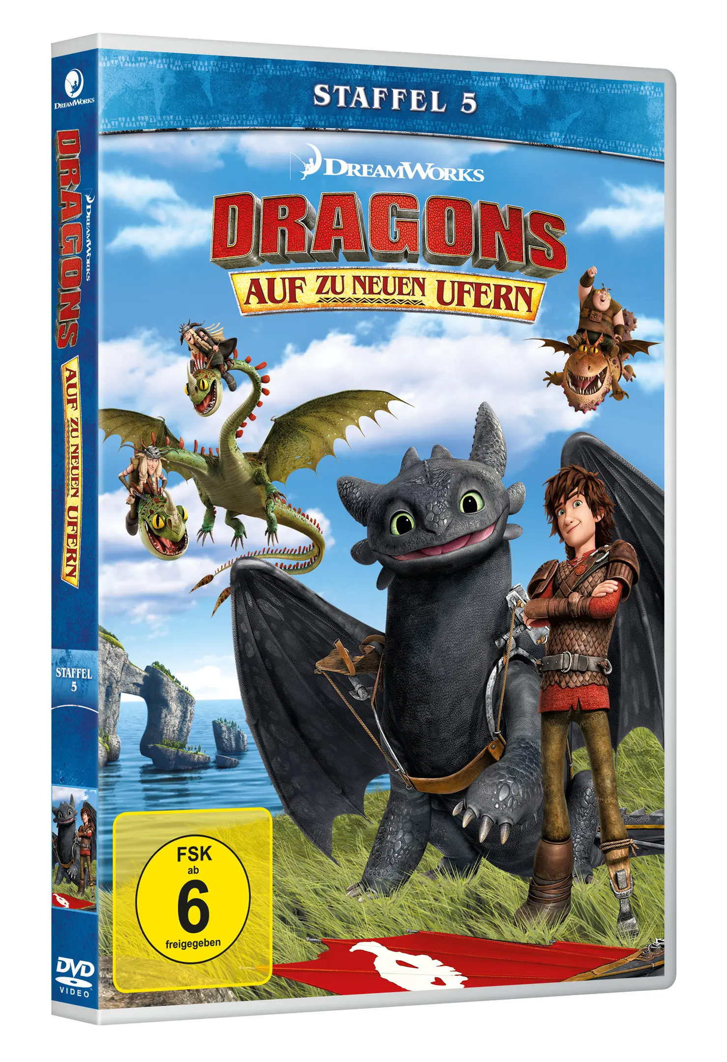 Dragons - Auf zu neuen Ufern: Staffel 5 (DVD)