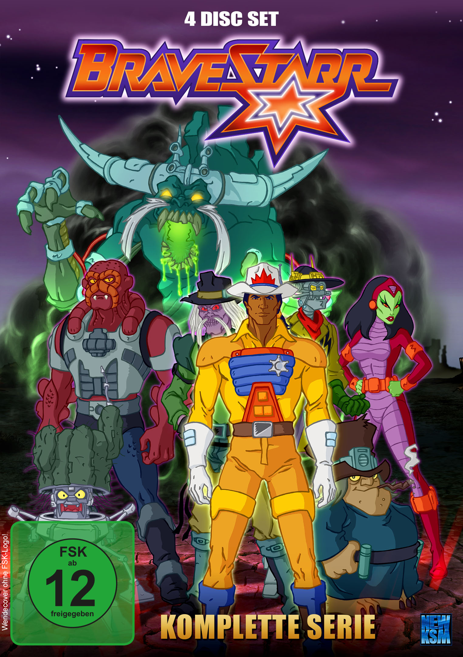 Bravestarr GesBox inkl Legende (DVD) Cover Bravestarr GesBox inkl Legende (DVD) Cover