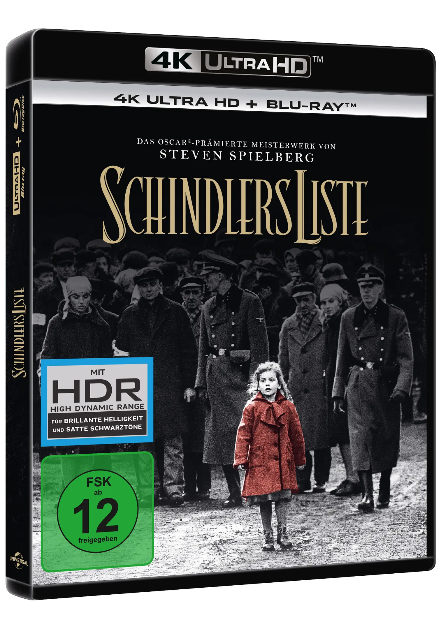 Schindlers Liste (Remastered) (4K-UHD+Blu-ray)