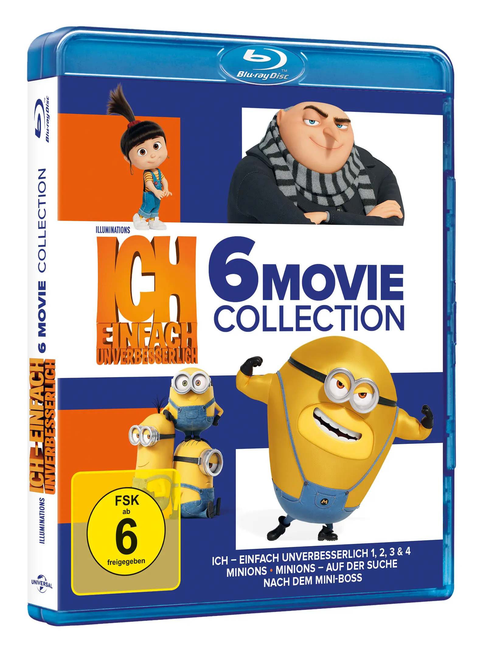 Ich - Einfach unverbesserlich & Minions: 6-Movie Collection (Blu-ray)
