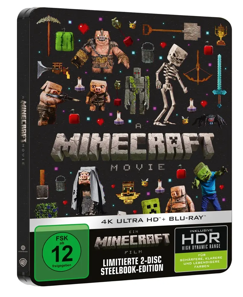 Ein Minecraft Film (2025) (Limitiertes Steelbook B, 4K-UHD + Blu-ray)