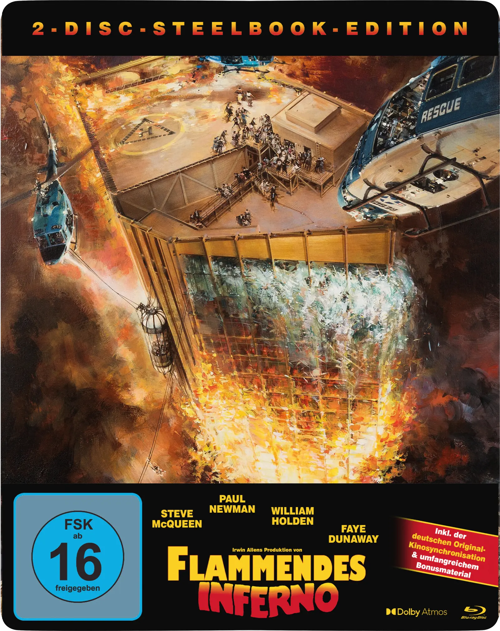 Flammendes Inferno (Limitiertes Steelbook, 2 Blu-rays) (Shop exkl.)