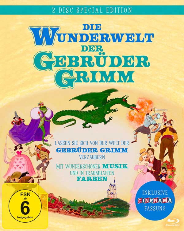 Die Wunderwelt der Gebrüder Grimm (Special Edition, 2 Blu-rays) Cover
