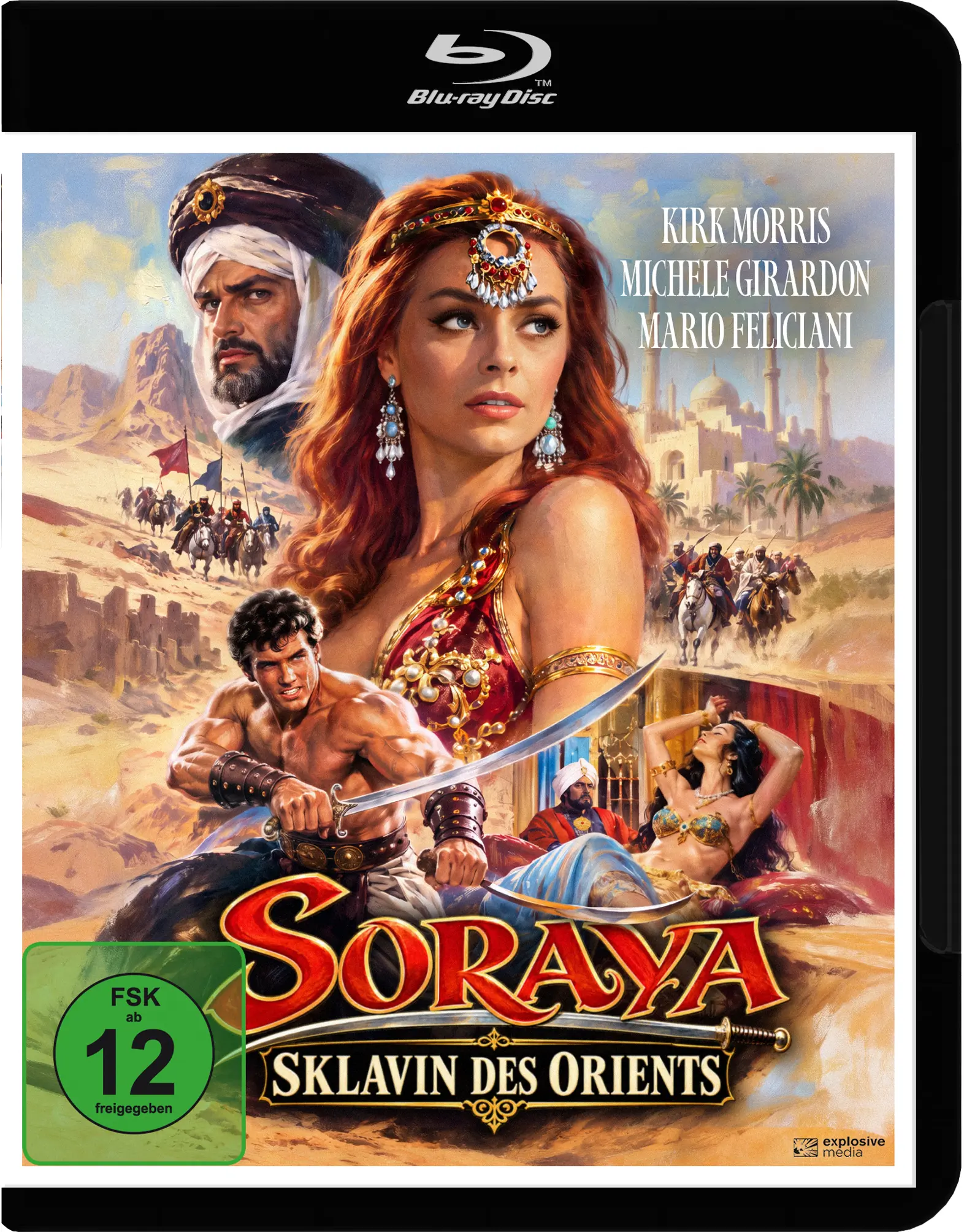 Blu-ray-Disc, Film, Abenteuerfilm, DVD-Cover, Soraya