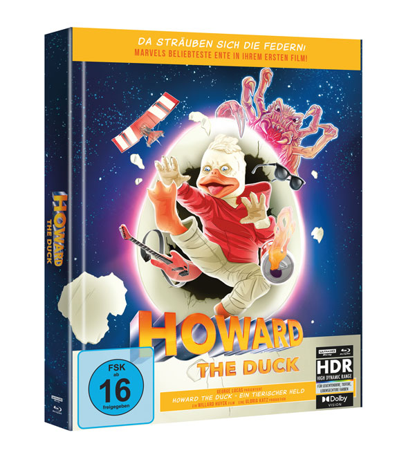 Howard the Duck - Ein tierischer Held (Mediabook, 4K-UHD+Blu-ray) Howard the Duck - Ein tierischer Held (Mediabook, 4K-UHD+Blu-ray)