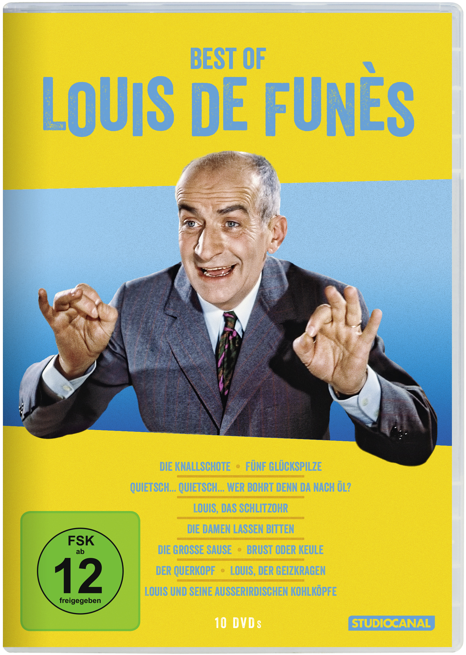 Best of Louis de Funes (10 DVDs) Cover