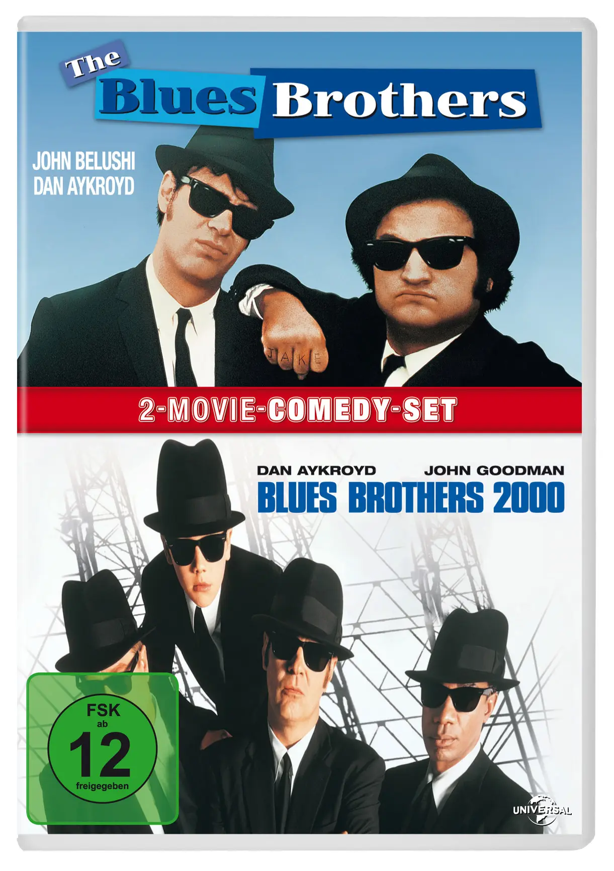 Blues Brothers & Blues Brothers 2000 (DVD) Cover