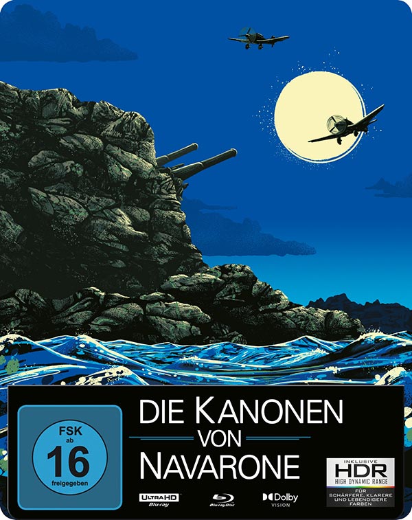 Die Kanonen von Navarone (Remastered) (Steelbook, 4K-UHD+Blu-ray) Die Kanonen von Navarone (Remastered) (Steelbook, 4K-UHD+Blu-ray)