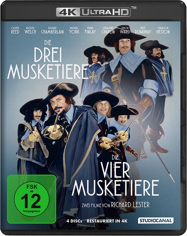 Die Musketiere - Einer für Alle - Alle für einen! (2 4K Ultra HDs + 2 Blu-rays)