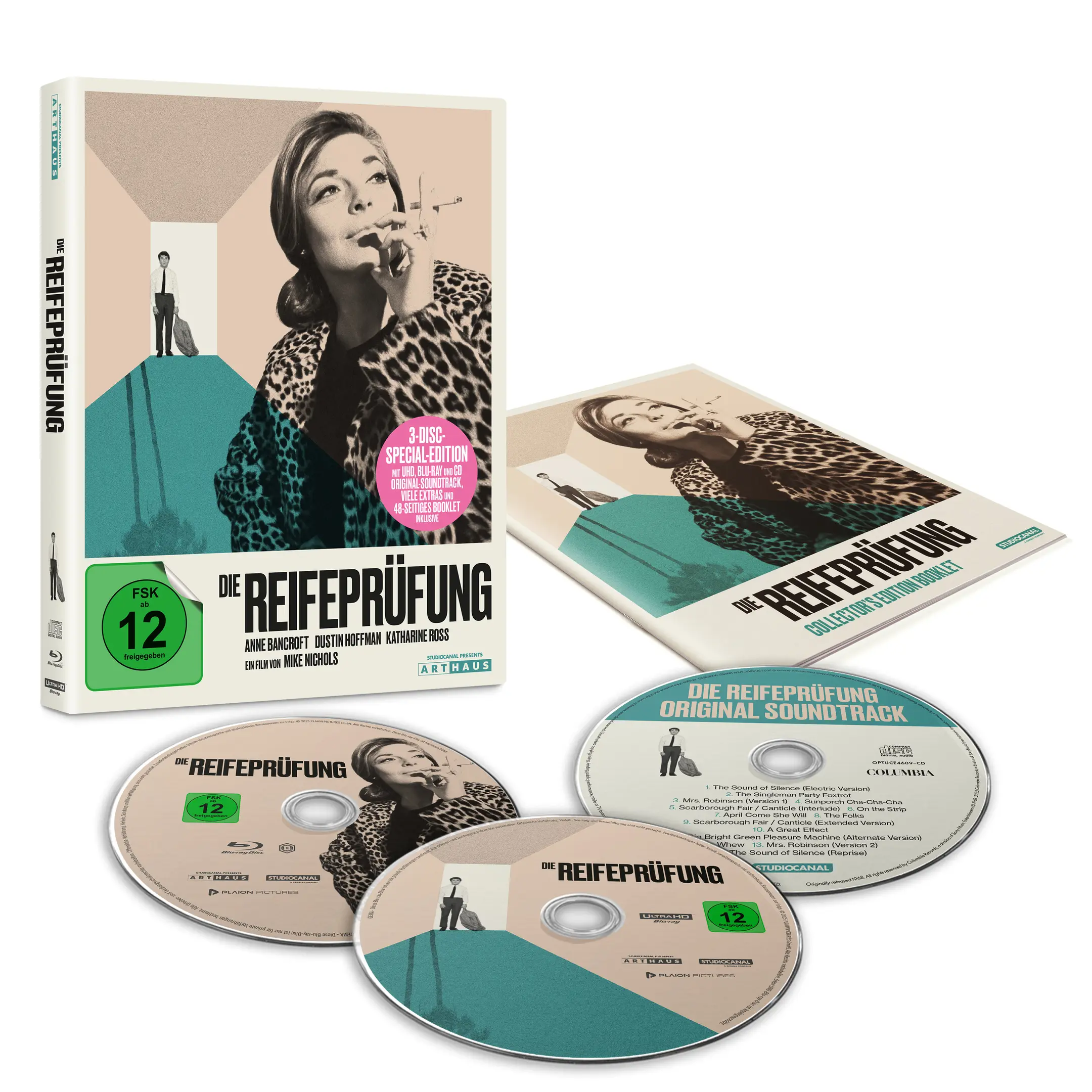 Die Reifeprüfung - Collector's Edition (4K-UHD+Blu-ray+CD)