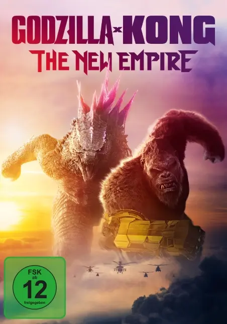 Godzilla x Kong: The New Empire (DVD) Cover