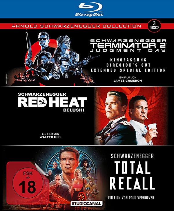 Arnold Schwarzenegger Collection (3 Blu-rays) Cover