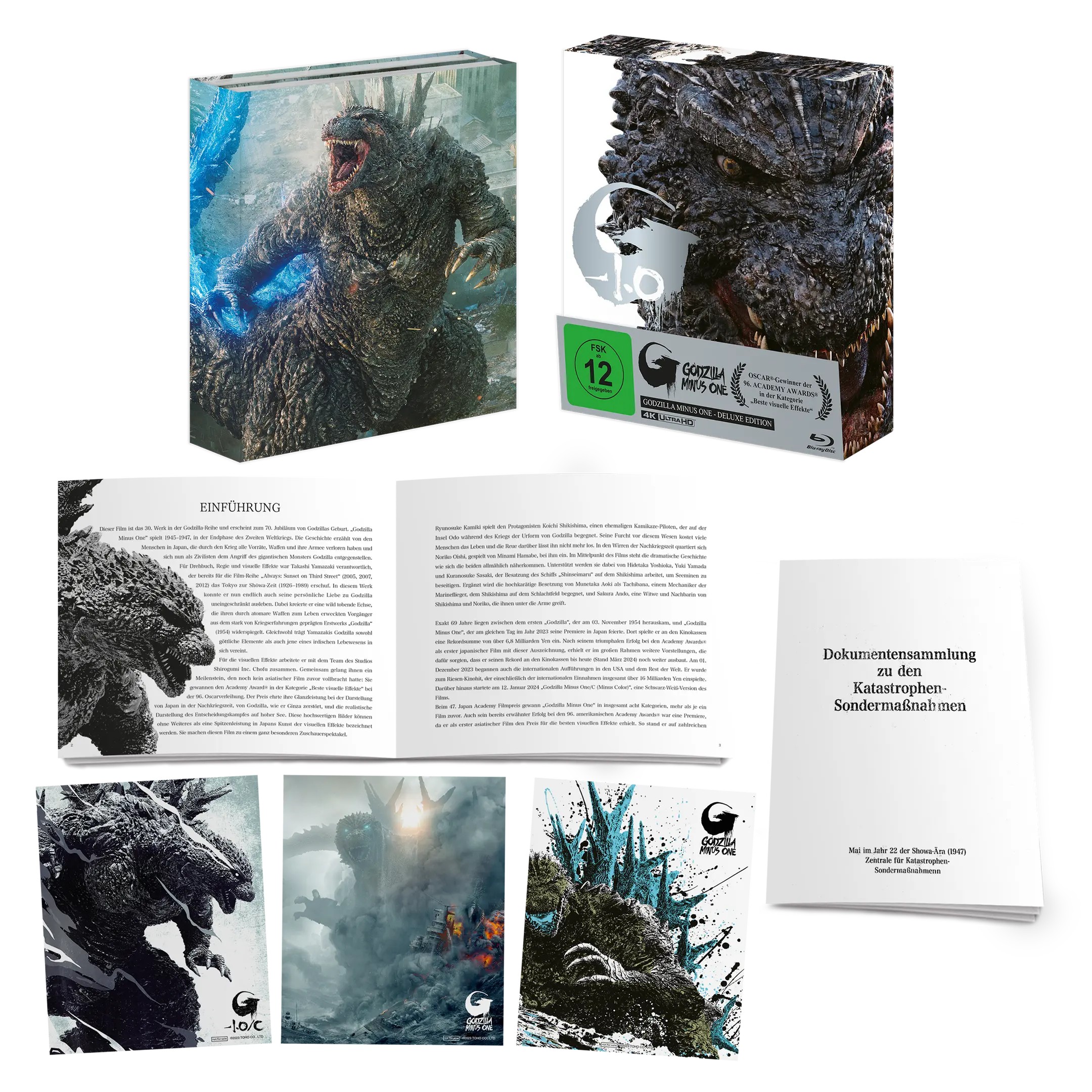 Godzilla Minus One (Deluxe Edition, 4K-UHD+3 Blu-ray) Godzilla Minus One (Deluxe Edition, 4K-UHD+3 Blu-ray)