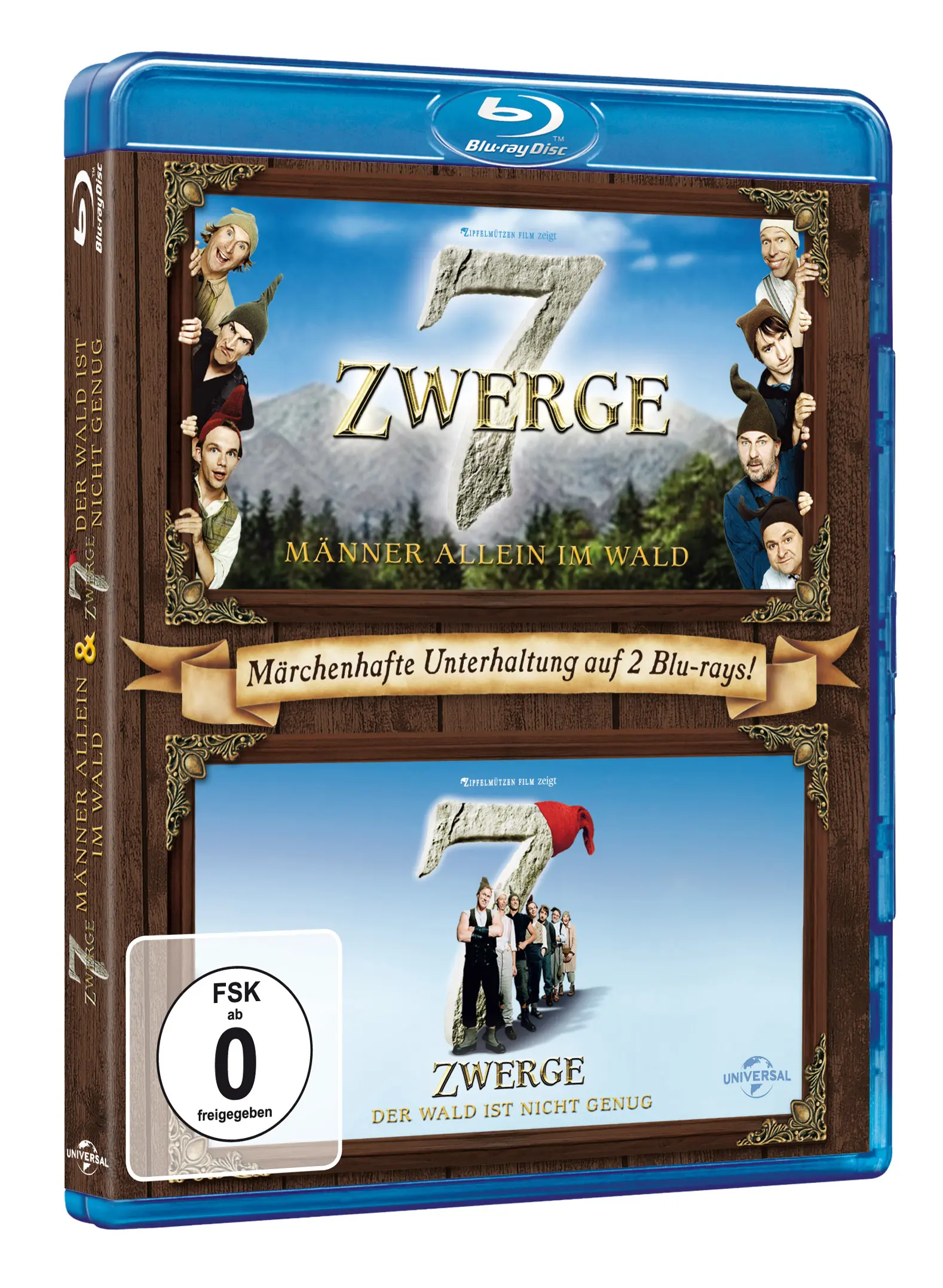 7 Zwerge - Männer alleine im Wald / 7 Zwerge - Der Wald ist nicht g. (Blu-ray)