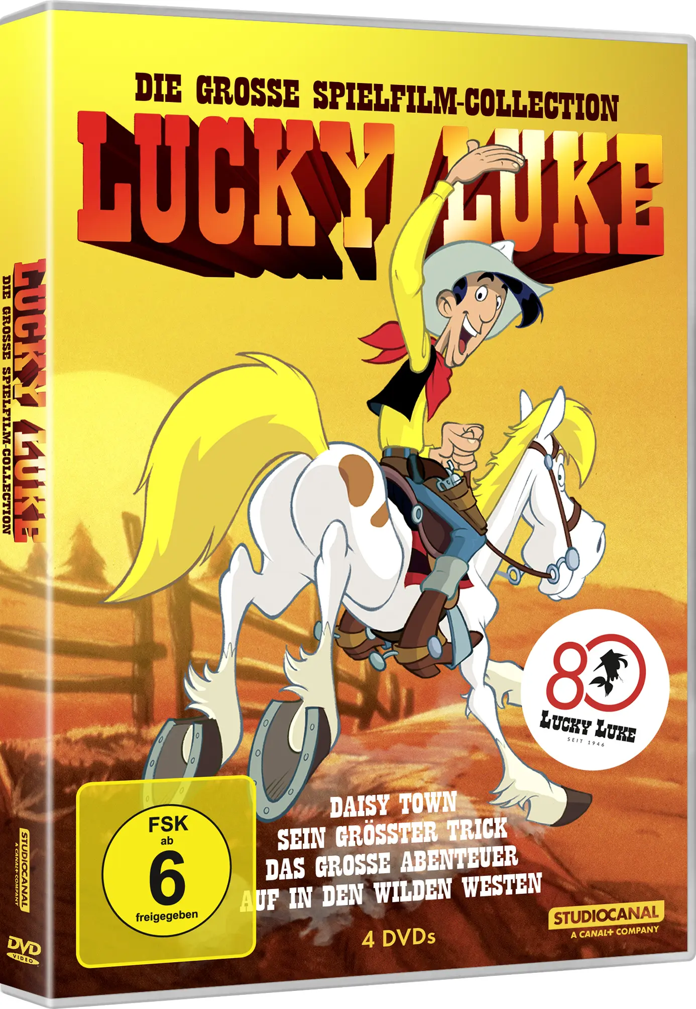 Lucky Luke: Die große Spielfilm-Collection (4 DVDs)